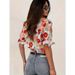 Year's Digital-Printed Women's Fashion Long-Sleeve Shirt Sells Well, Floral Top In Vibrant Colors_ecoleips.com