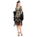 Women's Clothing Gatsby Dress Heavy Beaded Sequined Tassel Skirt_ecoleips.com