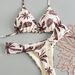 New Two Piece Swimsuit Fresh Simple Low Waisted Ruffled Pants Brazilian Bikini With Straps_ecoleips.com