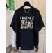 European Style Women's Oversized T-Shirt Short Sleeve Longline round Neck Casual Top American Vintage Inspired Streetwear_ecoleips.com