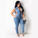 Women’s Clothing new wear fashionable denim women's modified jumpsuit_ecoleips.com