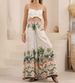 Women's Clothing Boho Printed Palazzo Pants – Flowy Wide-Leg Trousers For Women (White, S-XL)_ecoleips.com