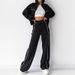 Women's Clothing Suit Casual Half Turtleneck Zipper Cardigan Lace Up Fashion Sports Sweater Suit Women_ecoleips.com