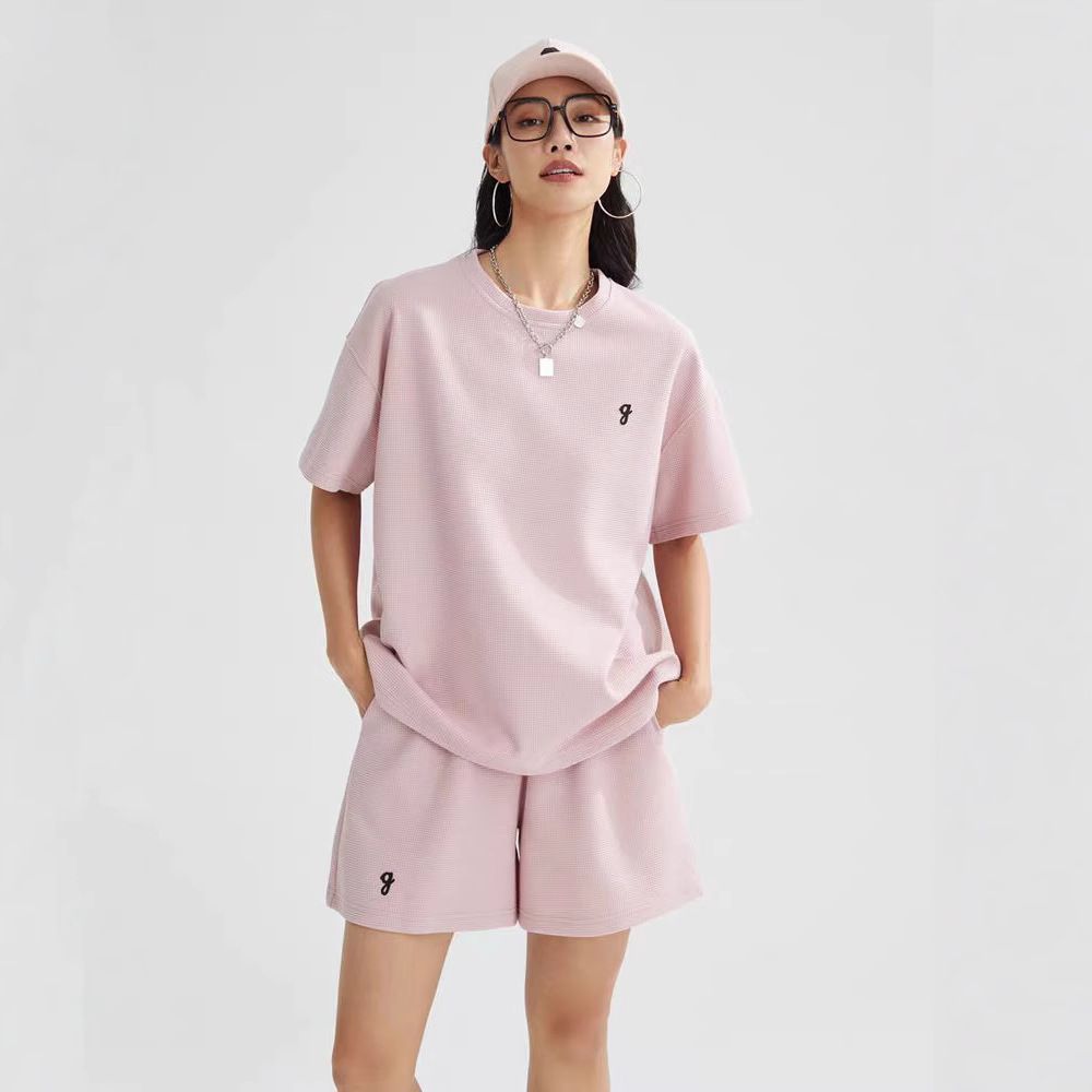 Women's Clothing Women's Suits Summer Loose Slim Short Sleeved Shorts Two Piece Suit Trendy_ecoleips.com