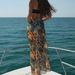 Women's Sexy High Slit Cover Skirt Bikini Bandeau Two Piece Swimsuit Set European And American Style 2026 New Cross Border_ecoleips.com