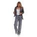 High-Waisted Straight Leg Jeans For Women - Comfortable Stretch Denim Pants With Vintage Wash (XS-6XL In 5 Colors)_ecoleips.com