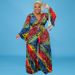 Plus Size Women's Fashion Set With Bell Sleeves Autumn Winter For Women's Clothing_ecoleips.com
