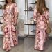 Women's Clothing Fashion Graffiti Print Lapel Shirt Trousers Two Piece Suit_ecoleips.com