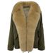 Women's Clothing Winter New Style Fur Fox Fur Collar Down Jacket Women's Short Thick Fashion Parka Coat_ecoleips.com