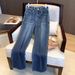 Women's Clothing Clearance sale women's clothing cut label original straight high waist jeans women's spring and summer casual wide leg pants_ecoleips.com
