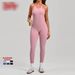 Women's Clothing Adjustable Style Shoulder Straps Peach Hip Sports Fitness One Piece Yoga Jumpsuit For Women_ecoleips.com
