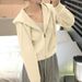 ng2510292 Ng2510292 Fleece-Lined Short Hooded Sweatshirt Jacket For Women 2024 New Women's Early Autumn Cardigan Petite Top_ecoleips.com