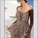 Women's Clothing New Sexy Deep V Halter Neck Backless Tassel Sequin Beach Dress Short Skirt Summer_ecoleips.com