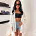 Women’s Lace Hollow-Out Long Sleeve Shirt – Summer Boho Casual Blouse (White, S-XL)_ecoleips.com