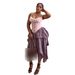 Women's Clothing Elevate Your Summer Style: Sexy Corset Bustier Top With Asymmetrical Skirt Set_ecoleips.com