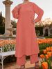 Hot Selling Top And Pants Set, Ethnic Suit, Solid Color Button, Traditional Suit_ecoleips.com