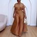 Women's Clothing Satin Silky Strap Flying Sleeve Wide Leg Two Piece Suit_ecoleips.com