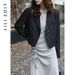 Women's Spring And Autumn New Style Blazer, Petite Size, Elegant Design, Niche White Short Jacket_ecoleips.com