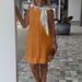 Women's Clothing Spring And Summer New Women's Casual Solid Color Round Neck Vest Dress_ecoleips.com