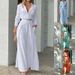 2026 New Spring Women's Clothing, Cross-Border European American Fashion Outfit, Casual Solid Color Top And Loose Long_ecoleips.com