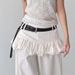 Floral Print Faux Two Piece Casual Pants Korean Style Hot Girl Loose Wide Leg Trousers for Women 2025 Niche Design_ecoleips.com