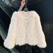 French Small Fragrant Style Fur Jacket Women's Design Sense Fur Integrated Top To Keep Warm_ecoleips.com