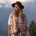 Women's Clothing Warm Fleece Cardigan Vest Printed American Style Autumn Winter Outerwear_ecoleips.com