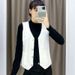 Women's Clothing Women's Slimming Denim Vest Style Short Outerwear For Spring And Autumn Versatile For Formal & Casual For Women_ecoleips.com