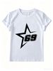 Women’s Printed Casual T-Shirt, Soft Short Sleeve Round Neck Tee For Spring Summer Comfort_ecoleips.com