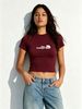 Ladies Retro Short Crop Tee, Fashion Forward Casual Top For Everyday Street Wear_ecoleips.com