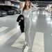Split-flare For Women, Spring And Autumn 2023 New High-waisted Casual Slimming Long, Versatile Women's Micro-flare_ecoleips.com