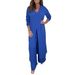 2024 New Foreign Trade Style Independent Station European American Cross-Border Women's Fashion Split Top And Long Pants_ecoleips.com
