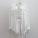Women's Clothing new arrival lapel loose shirt high waist shorts two piece fashion casual suit_ecoleips.com