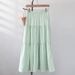 K Cake Skirt New Mid Length Skirt Loose Crotch Cover Large Swing Skirt Lazy Style Half Body Skirt For Women_ecoleips.com