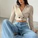 Women's Clothing Spring New Style With Belt Lapel Short Casual Windbreaker Jacket Elegant Style Women_ecoleips.com