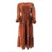 Women's Clothing Middle East Muslim New Solid Color Embroidered Belt Fashion Elegant Dress_ecoleips.com
