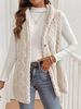Reversible Fleece Hooded Vest For Women – Lightweight Zip-Up Cardigan, Soft & Cozy Fall Layering Essential_ecoleips.com