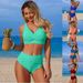 2026 New European And American For Women, Foreign Trade Sexy Two-Piece Swimsuit, High-Waisted Swimwear Set Bikini_ecoleips.com