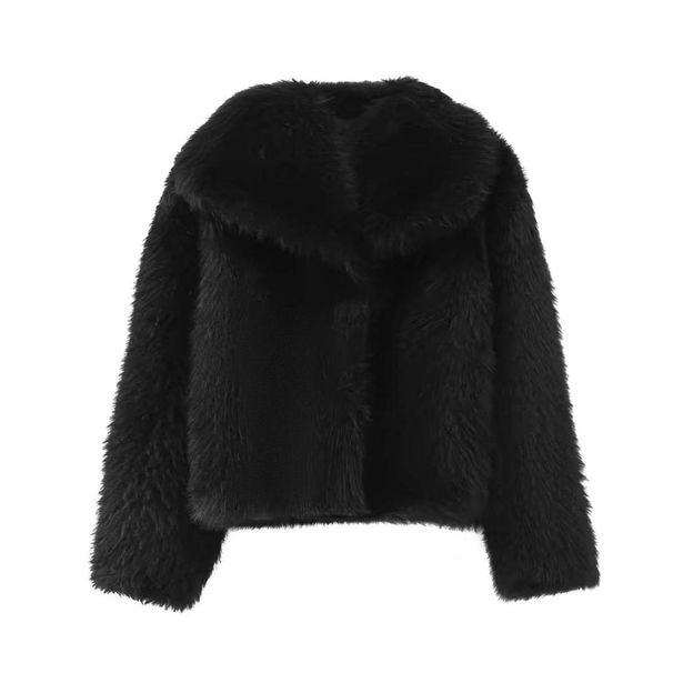 Women's Winter New Artificial Fur Effect Short Jacket_ecoleips.com