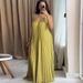 Summer Green Ruffle Strap Dress – Oversized Boho Swing Dress With Pleated Skirt (S-2xl, Sage Tint) Universal Fit_ecoleips.com