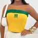 Brazilian Letter Embroidered Vest for Women Sexy Hot Slim Fit Strapless Top 2026 New Export Product by AliExpress_ecoleips.com