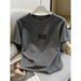 Women's Classic Crewneck T-Shirt – Structured Shoulder, 100% Cotton, Striped & Solid Colors, Essential Basic Tee_ecoleips.com