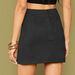 Women's Clothing Hip Hugging Short Skirt High Waisted Zipper Autumn And Winter A Line Solid Color Skirt For Women_ecoleips.com