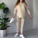 Women's Casual Sweater Set – Loose Fit Round Neck Pullover & Pants (Light Gray/Black/Apricot, XS-XXXL)_ecoleips.com