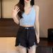 Purely Alluring And Unique, This Knitted Camisole For Women Is Slim-fit, Sleeveless Top That Can Be Worn Base Layer Or_ecoleips.com