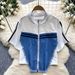 Women's Clothing denim patchwork distressed suit_ecoleips.com