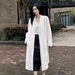 Women’s Long V-Neck Faux Mink Coat – Chic & Ethical Winter Jacket (S/M/L, Black/Beige/Camel/Grey/Light Grey)_ecoleips.com