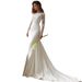 Women's Clothing Simple U Neck Slim Fishtail Style Travel Small Tail Soft Yarn Slim_ecoleips.com