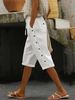 2025s 2025 Fashion New Women's Button Loose Versatile Casual Shorts_ecoleips.com