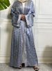 New Muslim Abaya Dress Dubai Turkish Satin Loose Clothing Morocco White Robe Islamic Pakistani Clothes Evening Dresses Ramadan_ecoleips.com